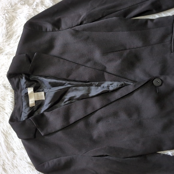 H&M Black Fitted Single Button Blazer - Picture 2 of 10